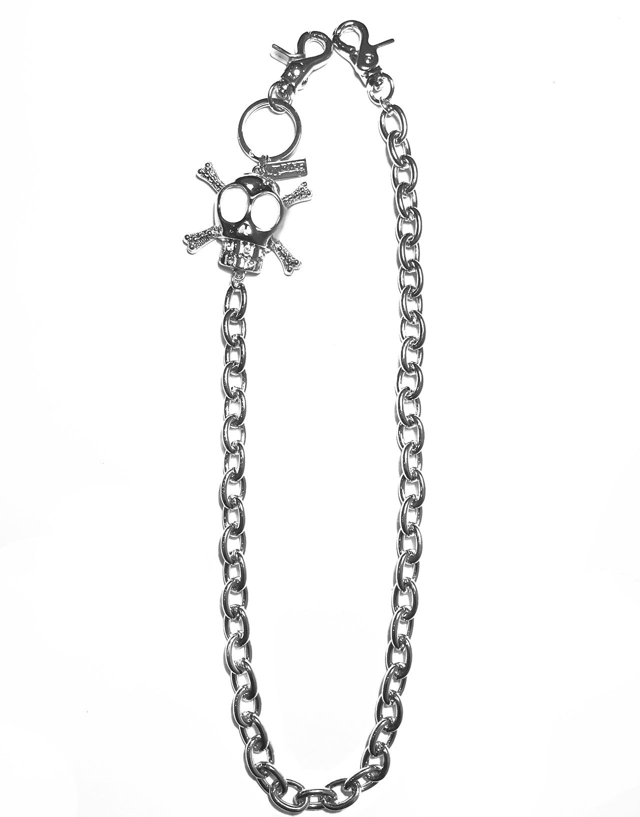 SCARY SKULL CHAIN SILVER