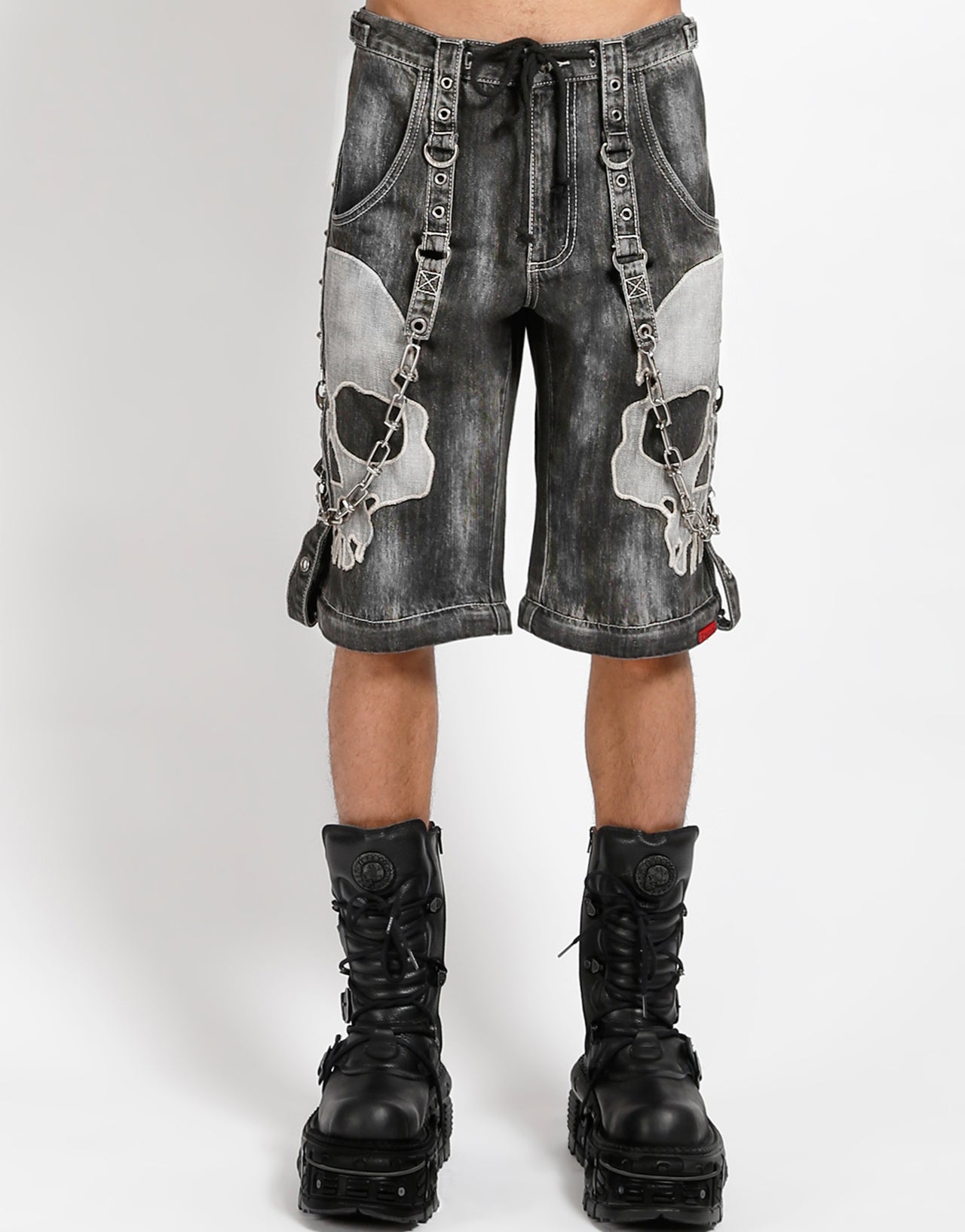 SCARE DARK STREET PANT FOG WASH BLACK DENIM