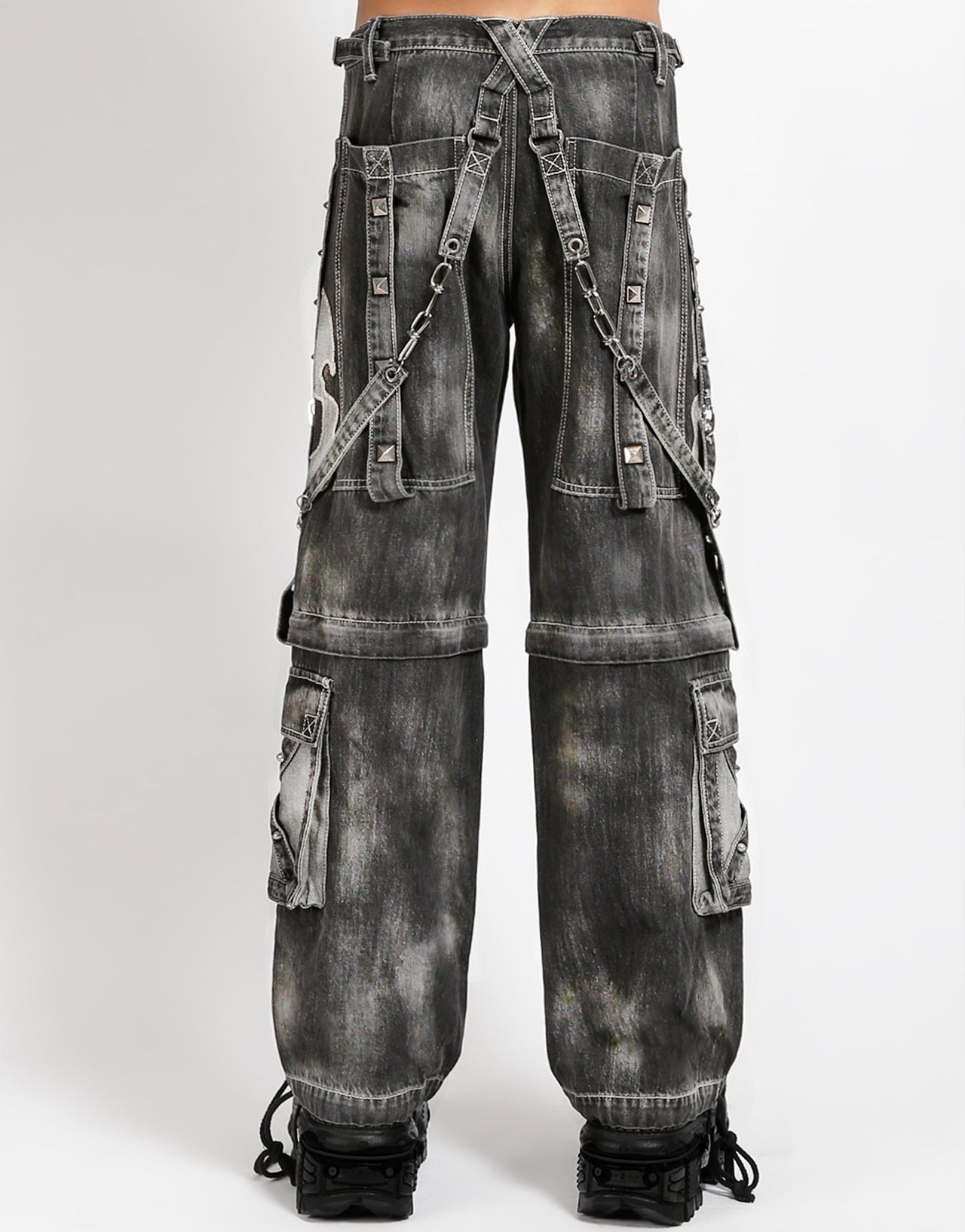 SCARE DARK STREET PANT FOG WASH BLACK DENIM