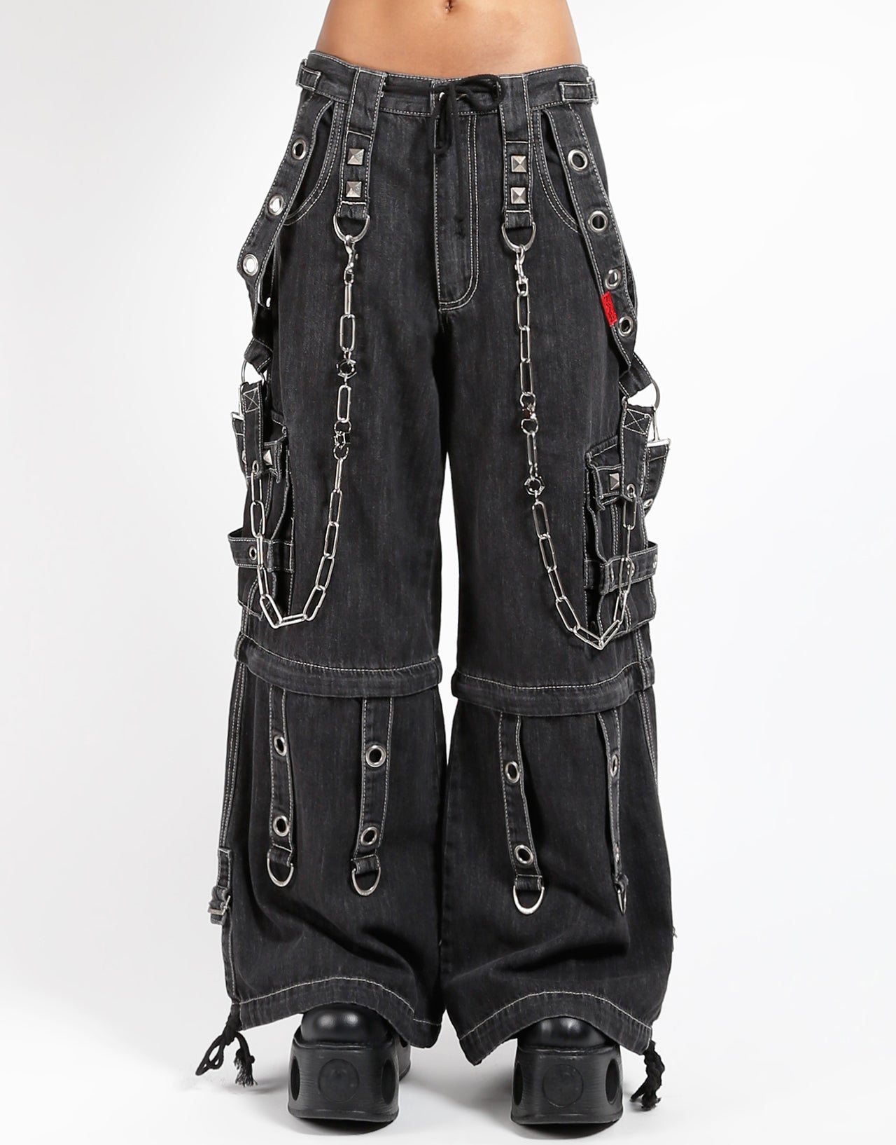 SUPER O-RING PANT BLACK DENIM