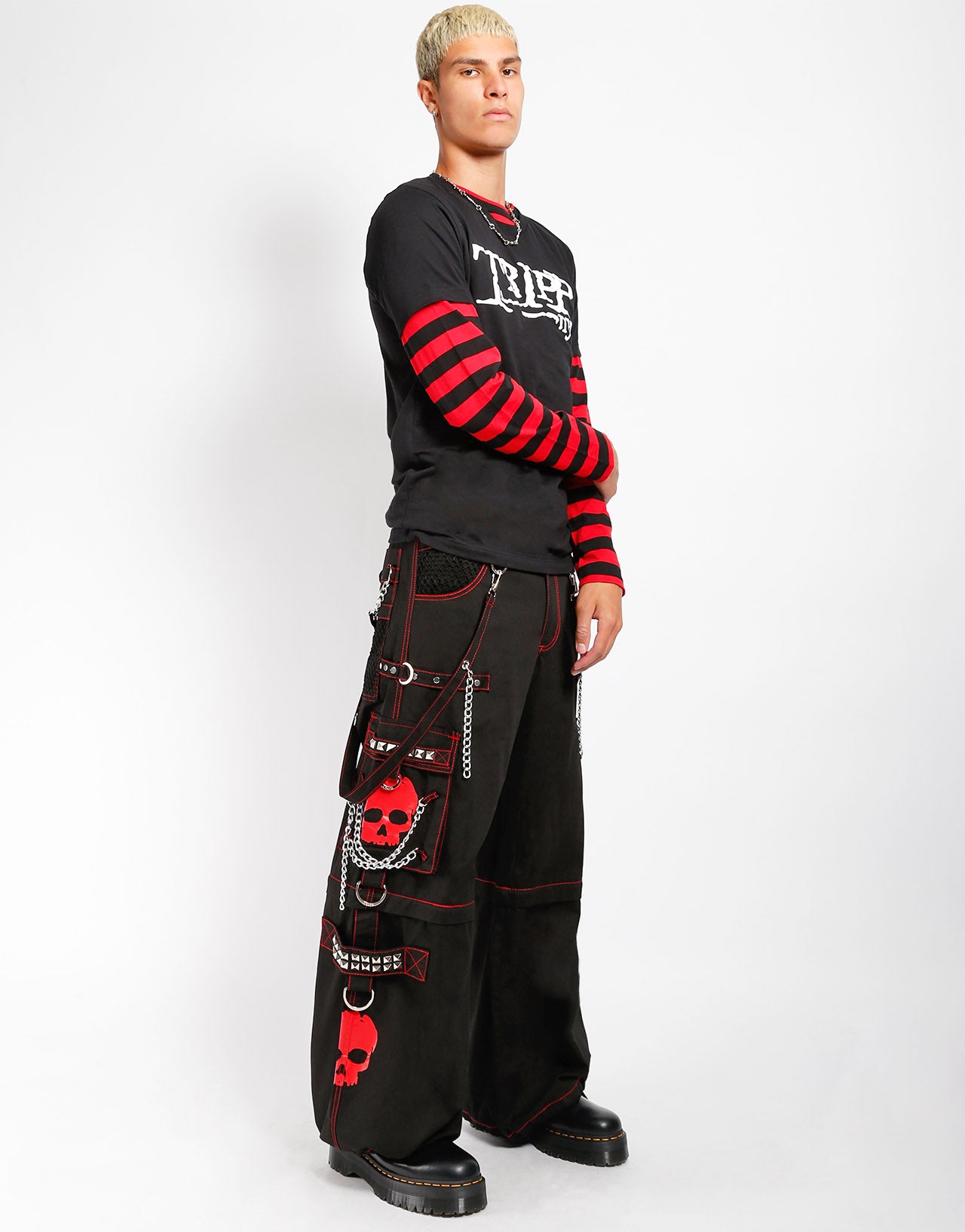 SUPER SKULL PANT RED SKULL